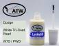 Preview: Dodge, White Tricoat Pearl, W75 / PWD: 20ml Lackstift, von ATW Autoteile West.